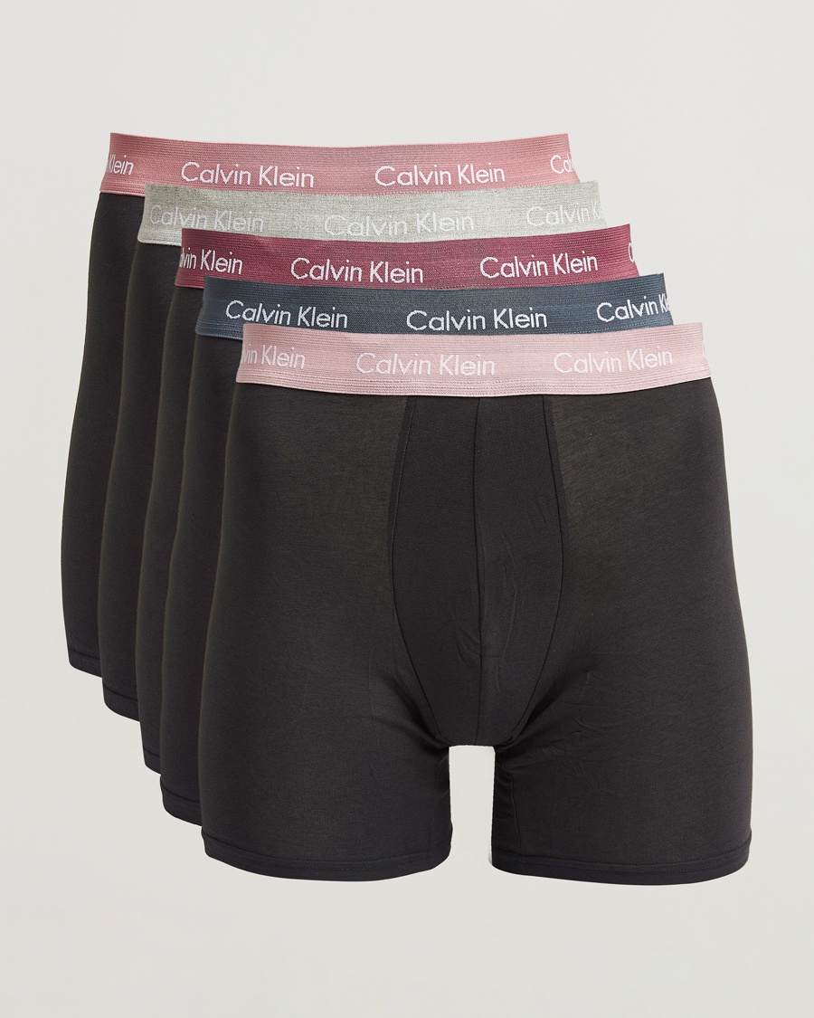 Men | Calvin Klein | Calvin Klein | Cotton Stretch 5-Pack Boxer Brief Black
