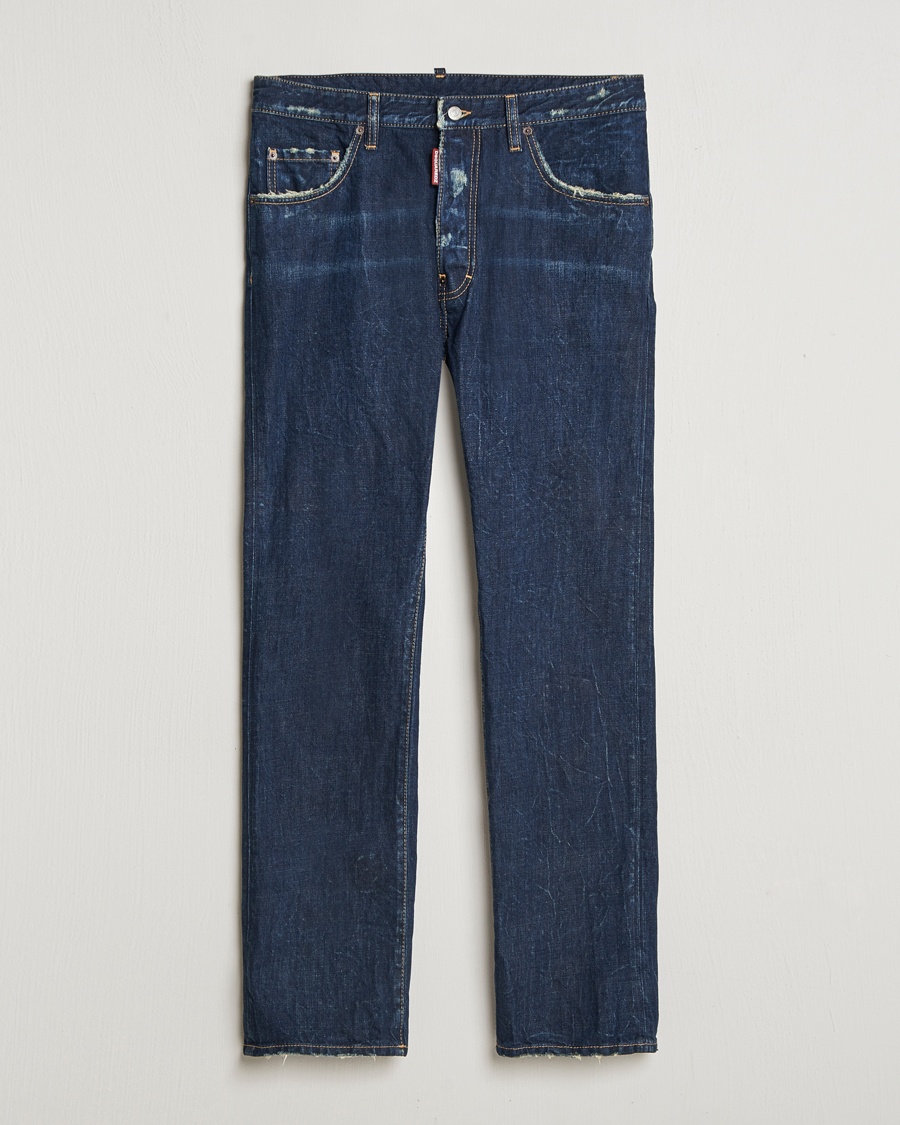 Men | Sale | Dsquared2 | 642 Loose Jeans Dark Blue