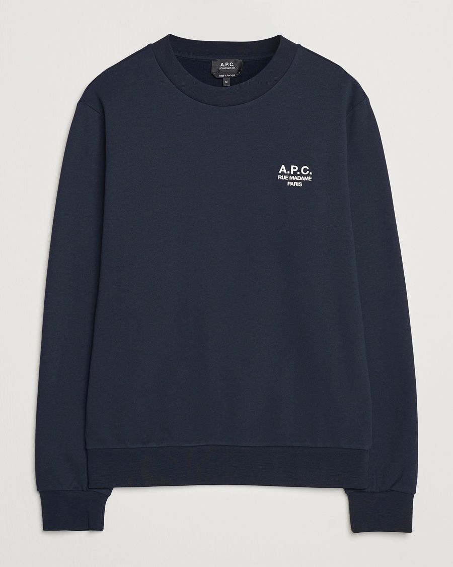 A.P.C. Rue Madame Sweatshirt Dark Navy – Blue