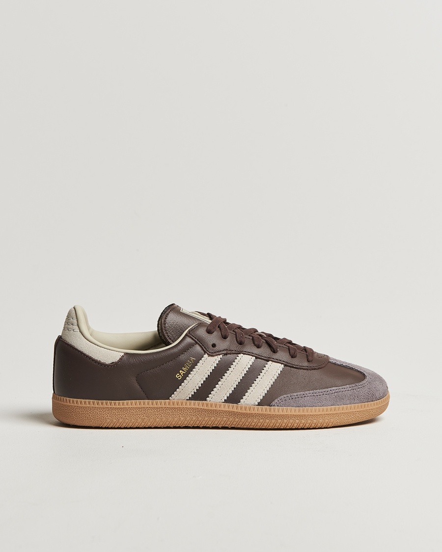 adidas Originals Samba OG Sneaker Dark Brown/Beige – Brown