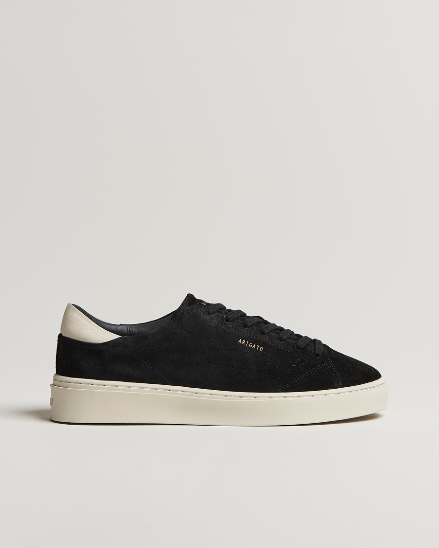 Men | Shoes | Axel Arigato | Court Suede Sneaker Black