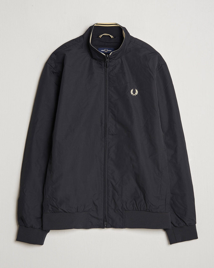 Fred Perry Brentham Jacket Black – Black