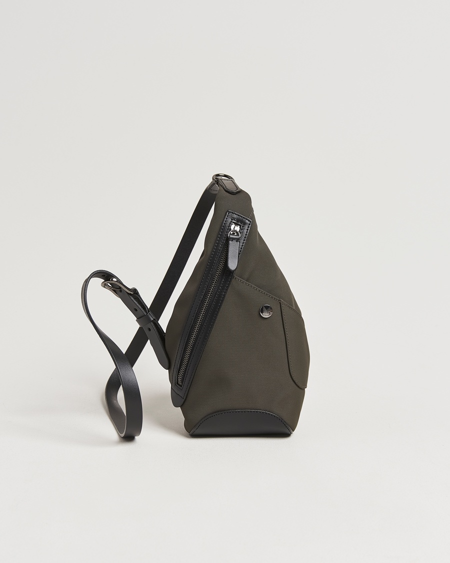 Men | Shoulder Bags | Mismo | M/S Drop Crossbody Bag Shelter Green/Black