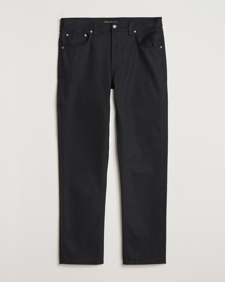 Nudie Jeans Gritty Jackson Jeans Dry Ever Black – Black