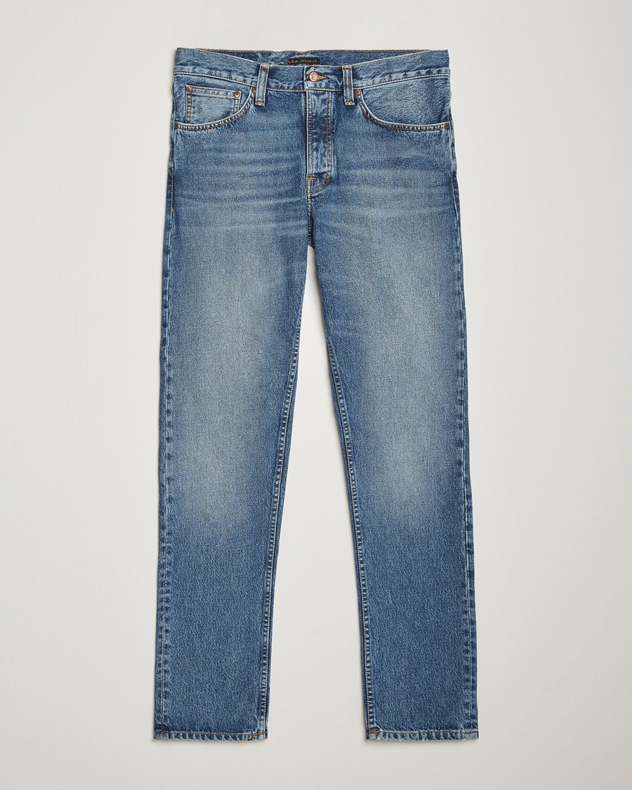 Nudie Jeans Steady Eddie II Jeans Blue Haze – Blue