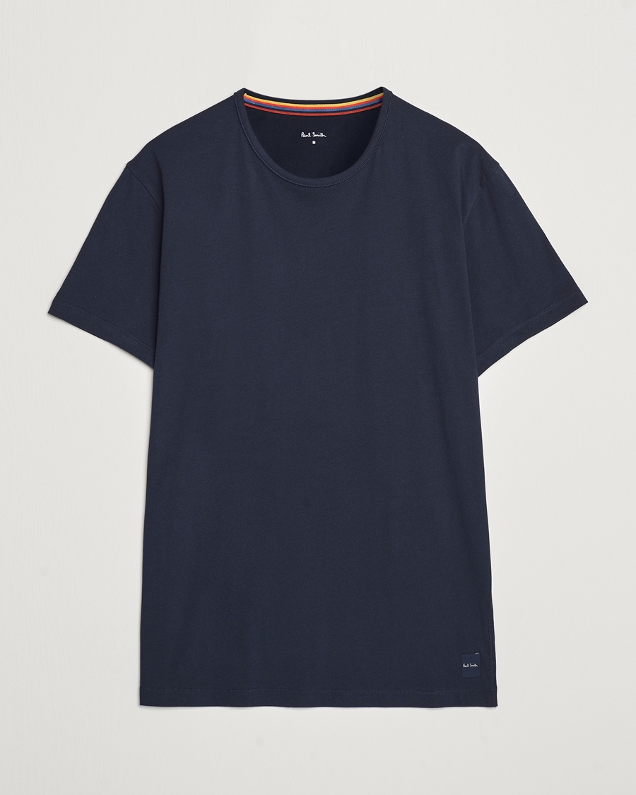 Paul Smith Artist Rib Crew Neck T-Shirt Navy – Blue