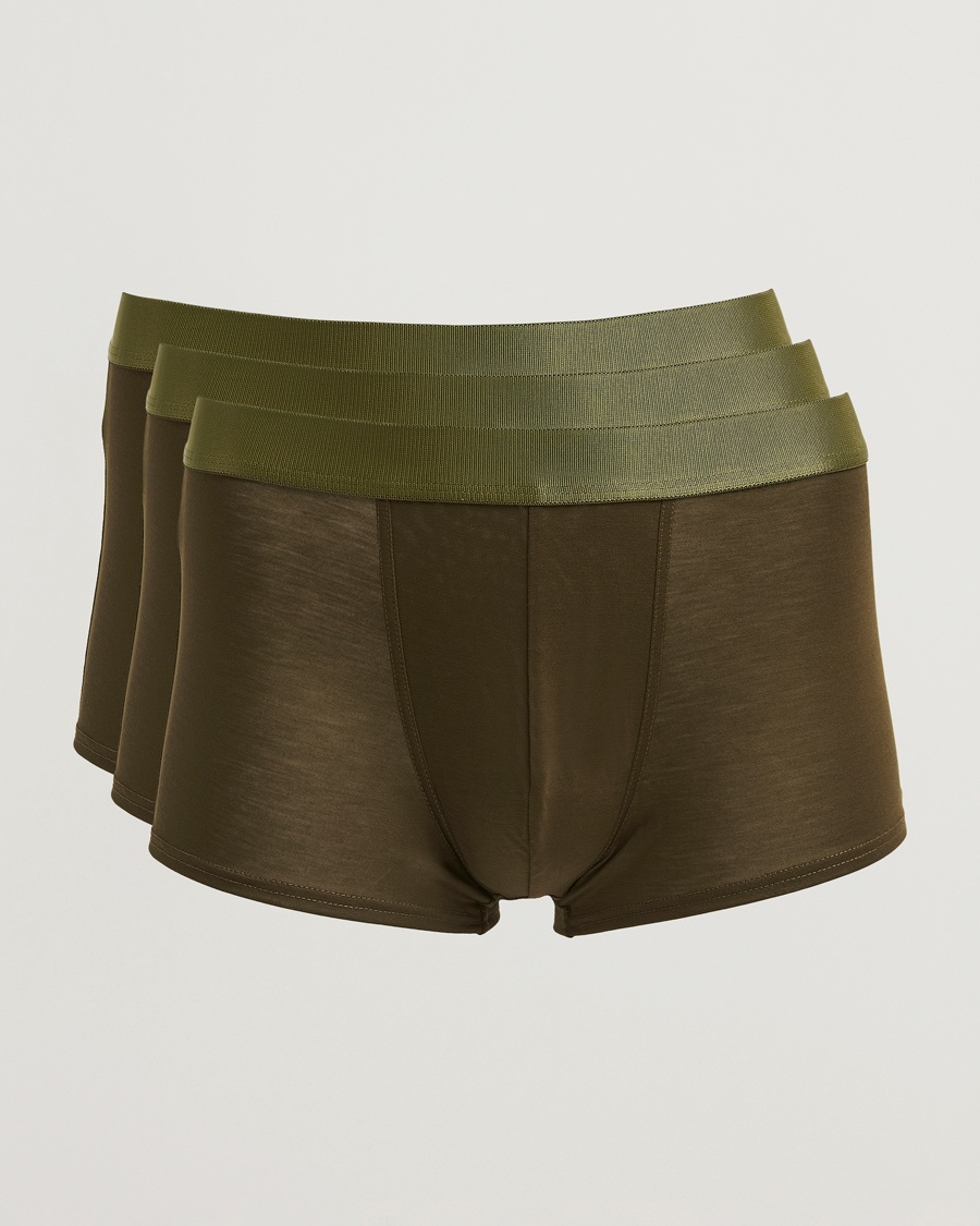 Men | CDLP | CDLP | 3-Pack Boxer Trunk Olive Green