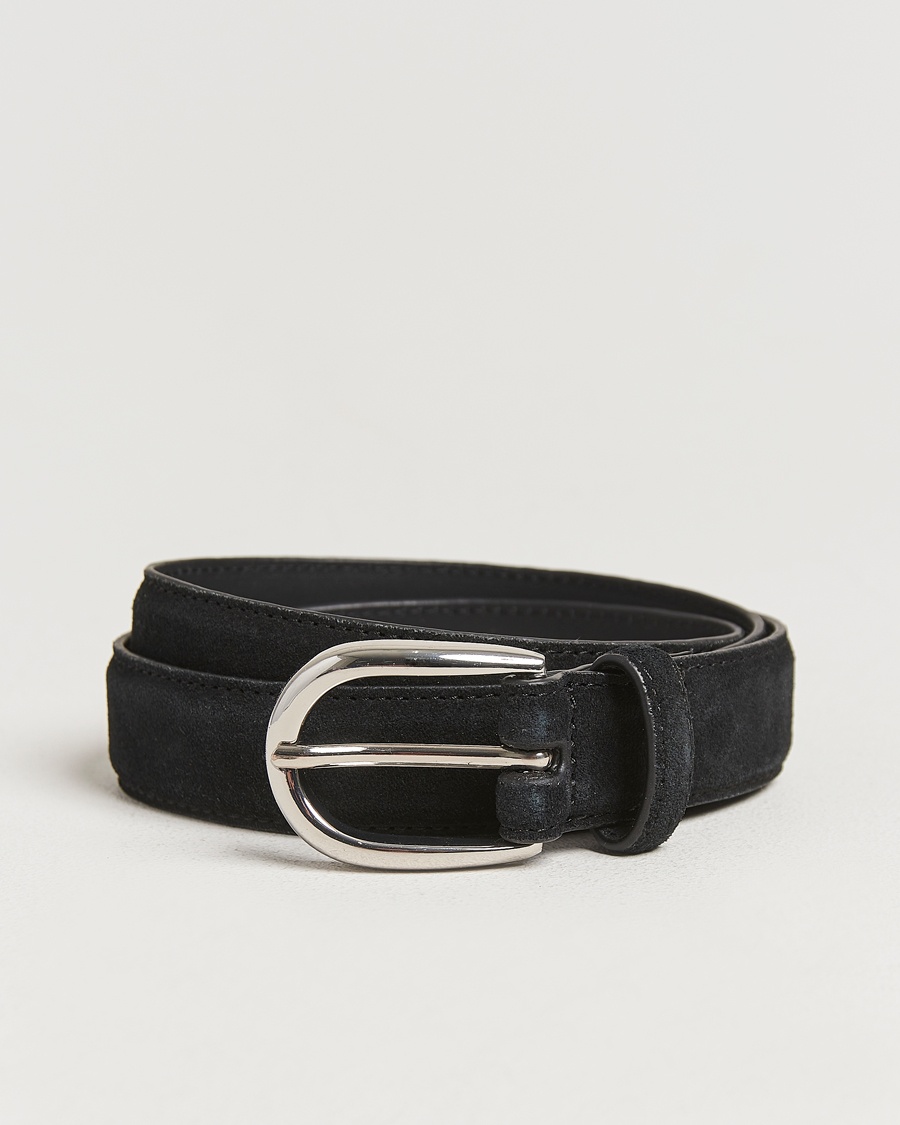 Men | Loake 1880 | Loake 1880 | Harry Suede Belt Black