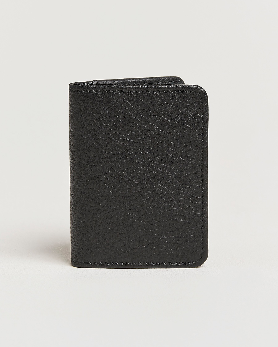 Loake Shoemakers Fenchurch Grained Leather Card Holder Black – Black