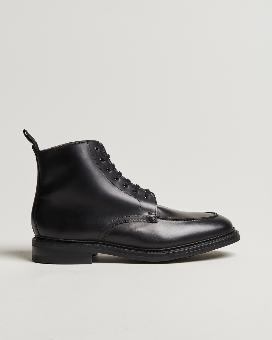 Men | Loake 1880 | Loake 1880 | Gisbourne Shearling Leather Boot Black
