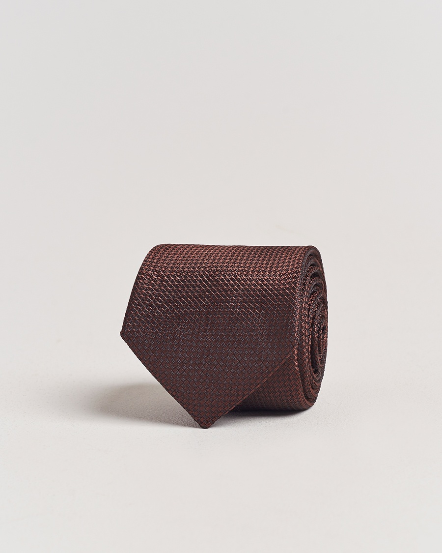 Morris Structure Tie Brown – Brown