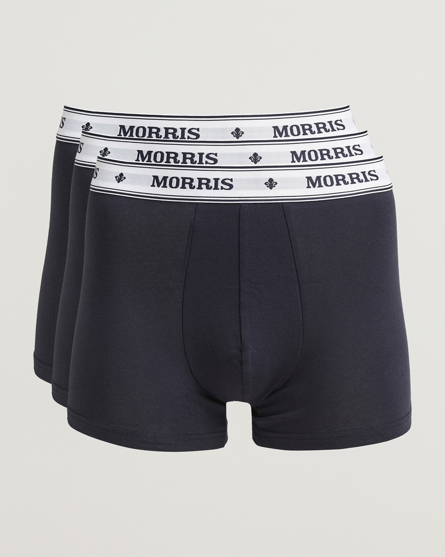 Morris Boxer Brief 3-Pack Old Blue – Blue