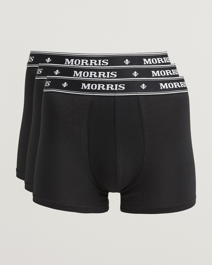 Men | Morris | Morris | 3-Pack Boxer Briefs Black