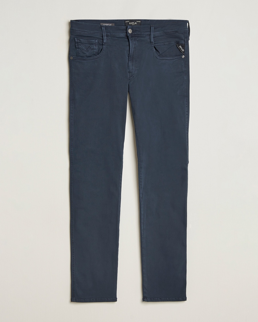 Replay Anbass Hyperflex X.Lite 5-Pocket Pants Navy – Blue