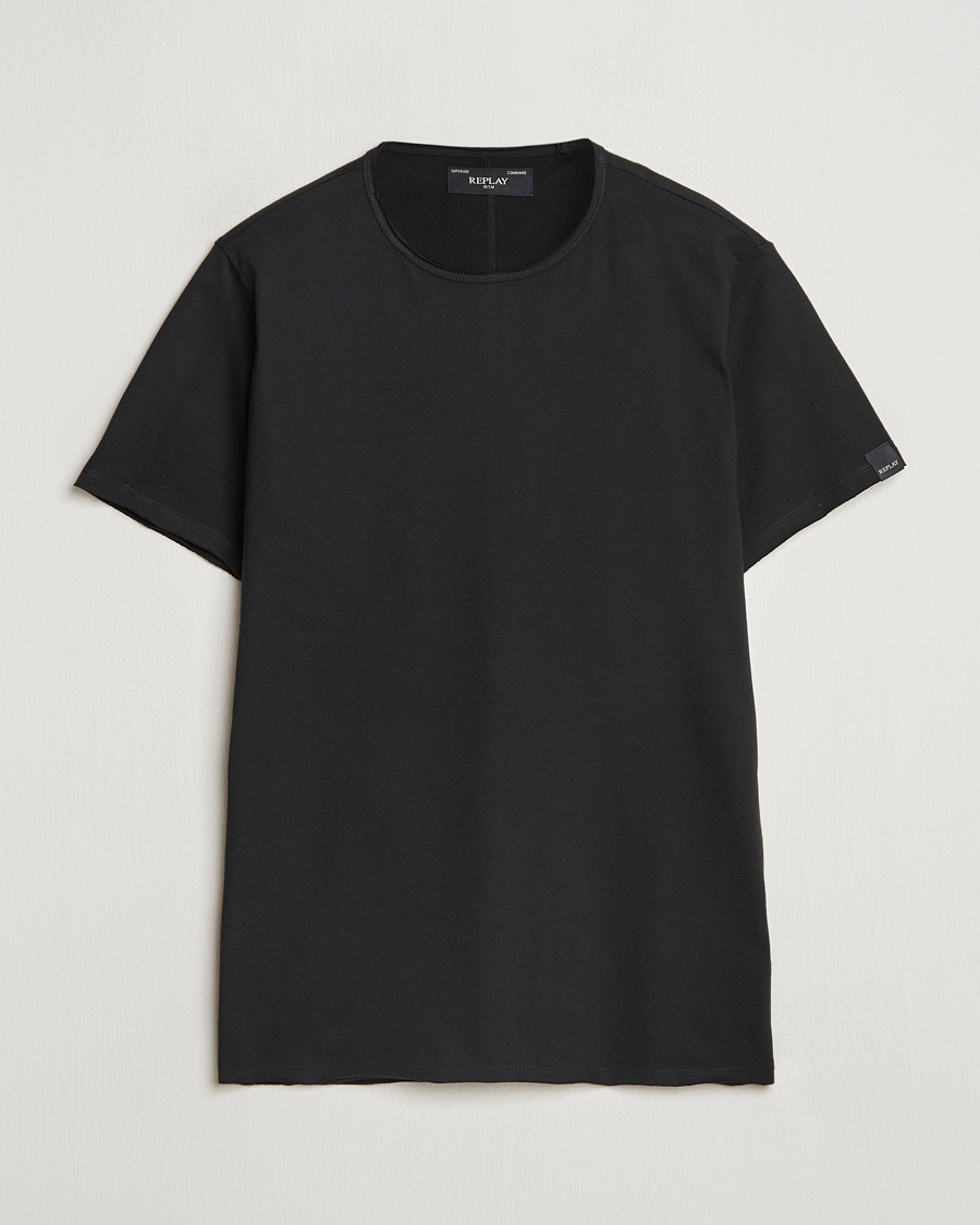 Replay Crew Neck T-Shirt Black – Black