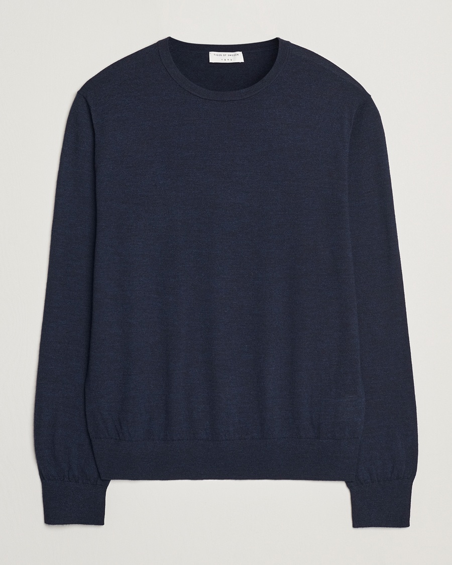 Tiger of Sweden Connor Crew Neck Pullover Light Ink – Blue