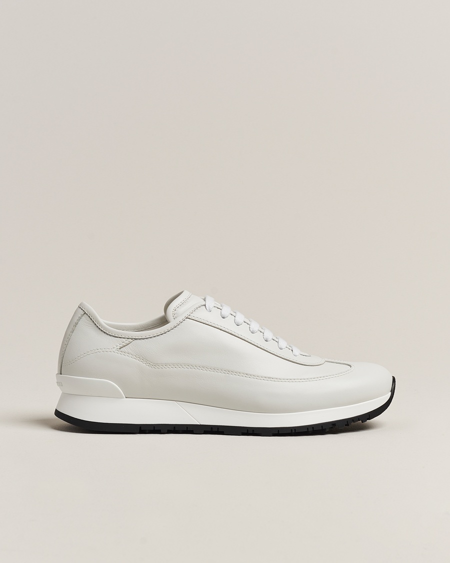 Men | Luxury Classics | John Lobb | Foundry Running Sneakers White Calf