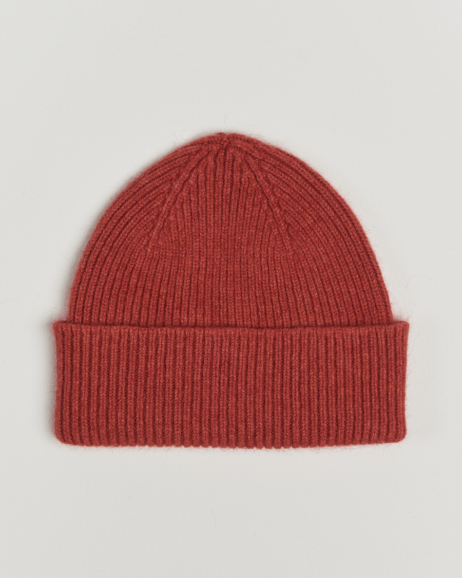 Le Bonnet Lambswool/Caregora Beanie Terra – Red