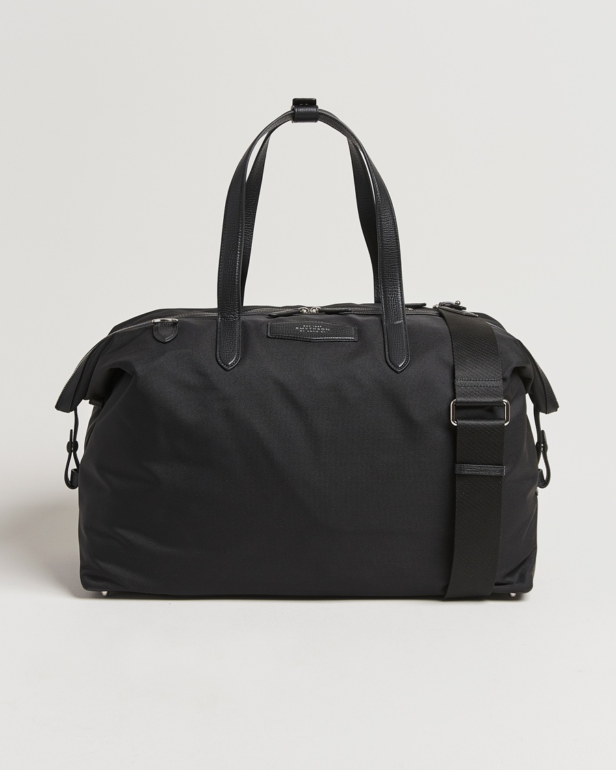 Smythson Canvas Norton Travel Bag Black – Black