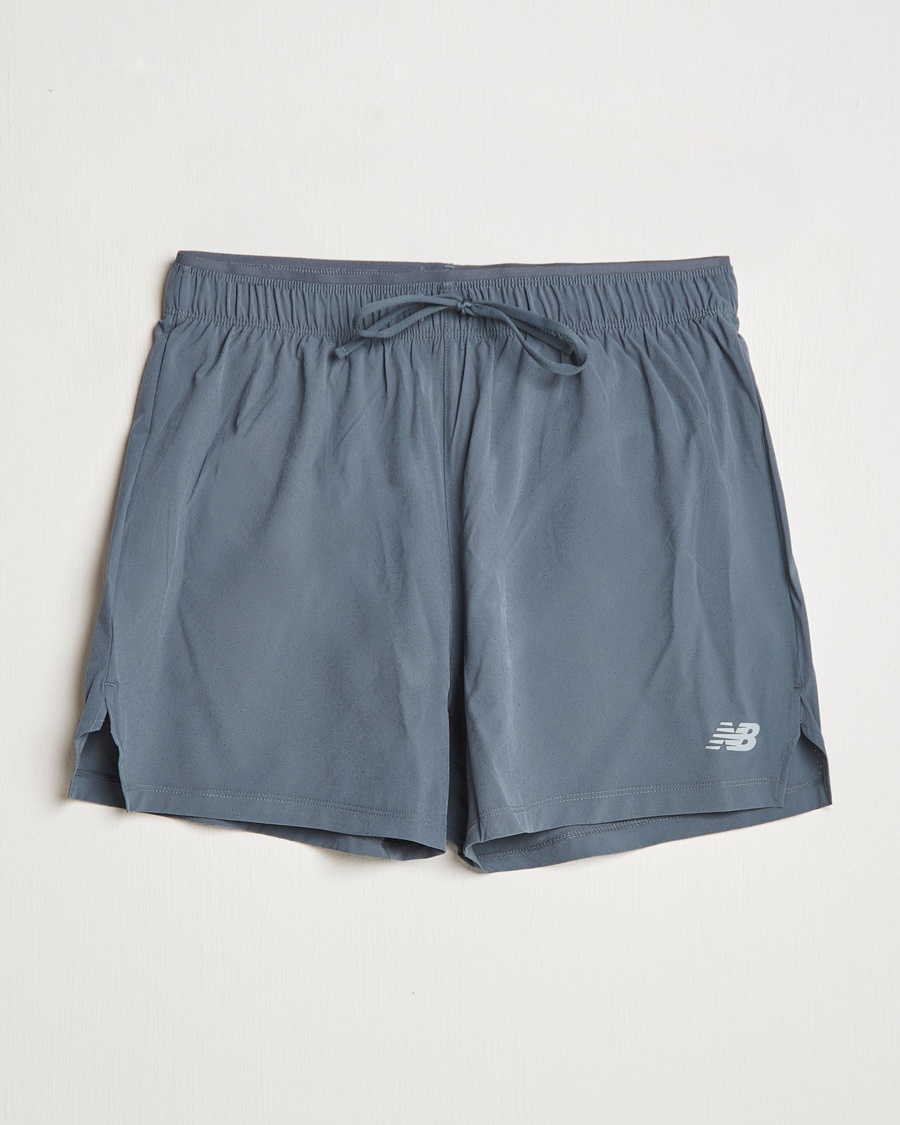 Men | Shorts | New Balance Running | 5 Inch Run shorts Graphite