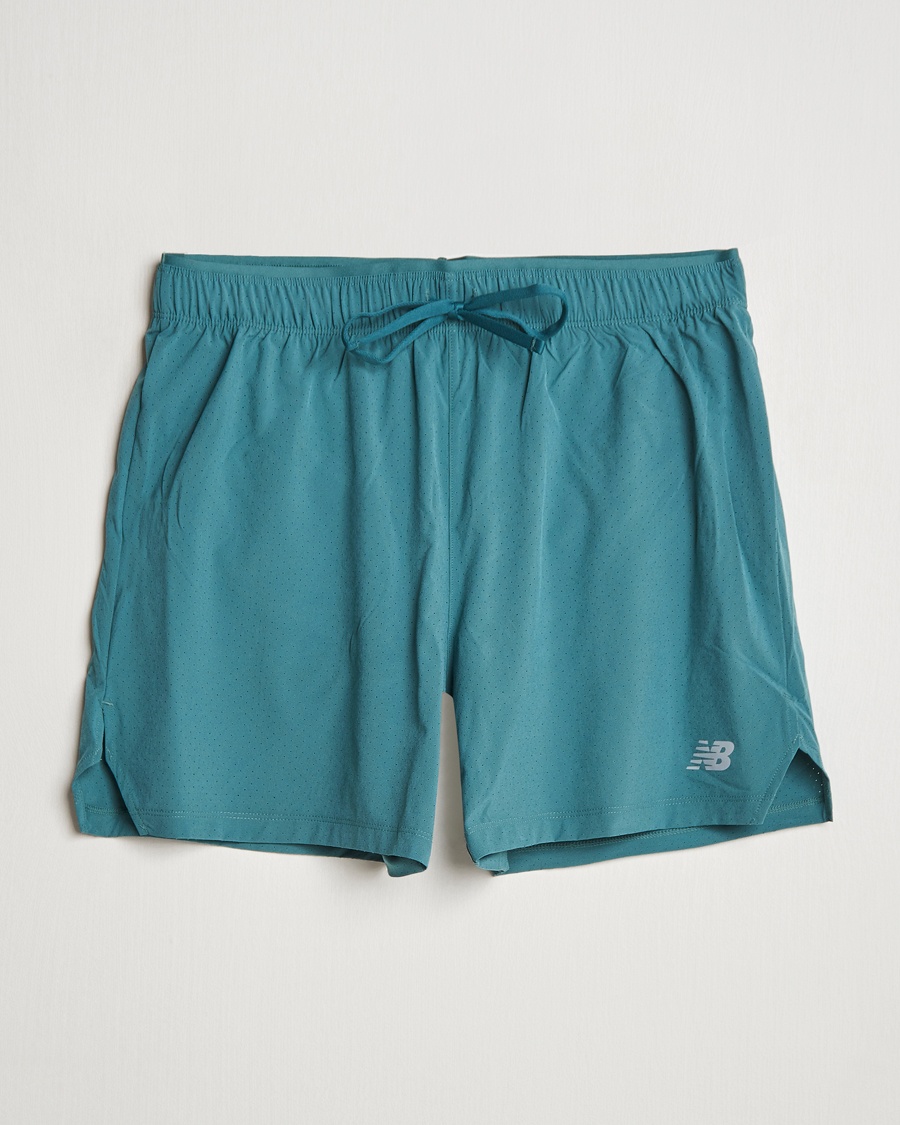 Men | Shorts | New Balance Running | Athletics 5 Run Shorts New Spruce