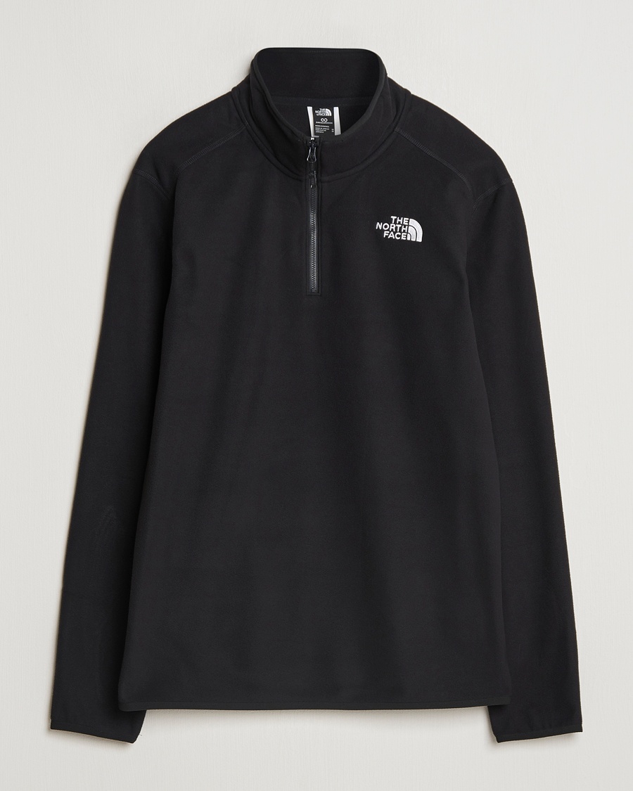 Men | Fleece Sweaters | The North Face | Glacier 1/4 Zip Fleece Black