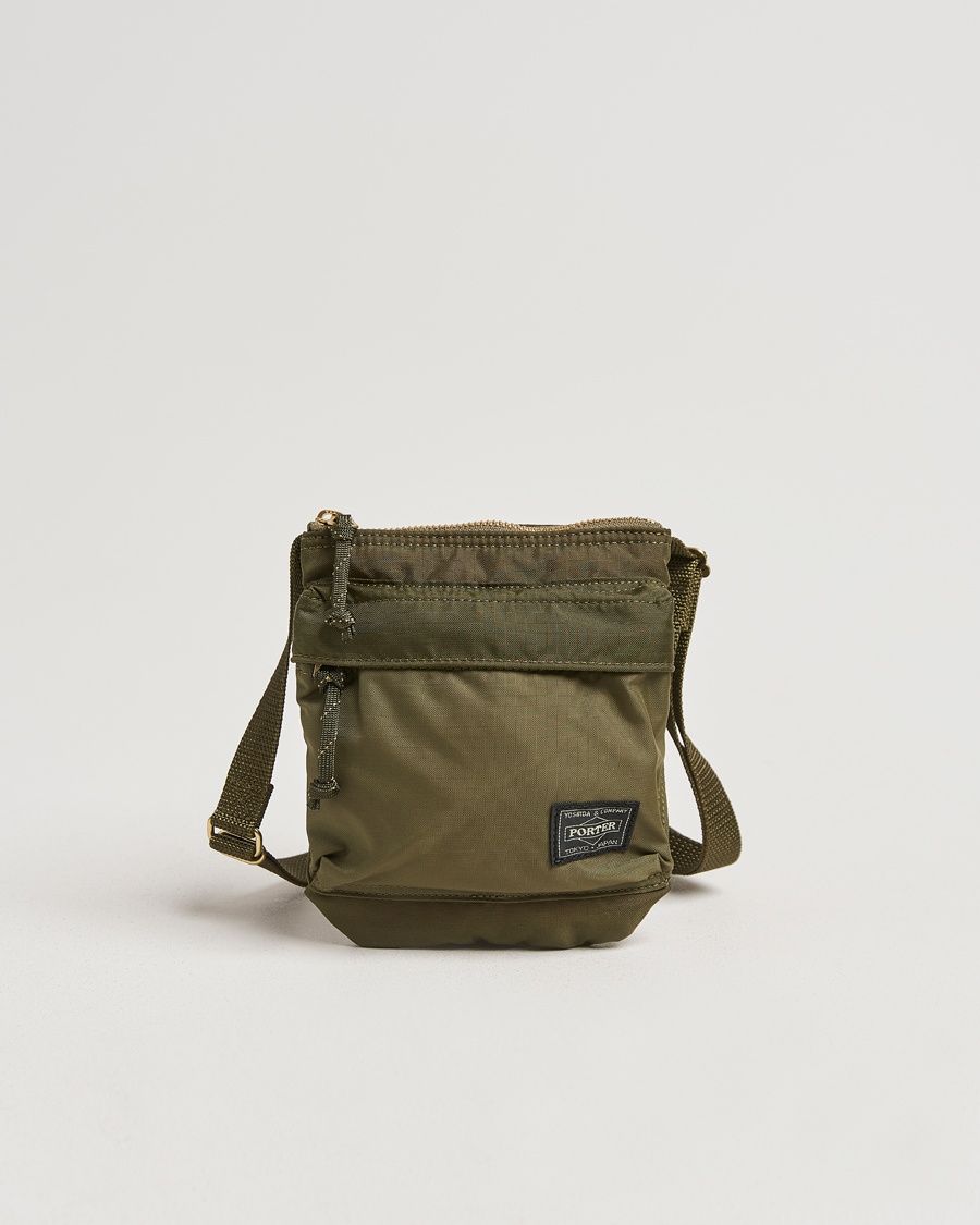 Porter-Yoshida & Co. Force Small Shoulder Pouch Olive Drab – Green