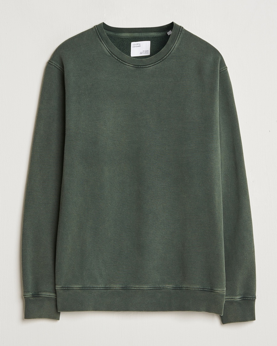 Men | Clothing | Colorful Standard | Classic Organic Crew Neck Sweat Midnight Forest