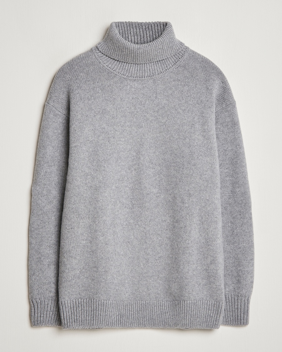Colorful Standard Merino Wool Turtleneck Heather Grey – Grey