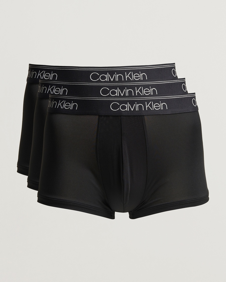 Men | Calvin Klein | Calvin Klein | 3-Pack Micro Stretch Trunk Black