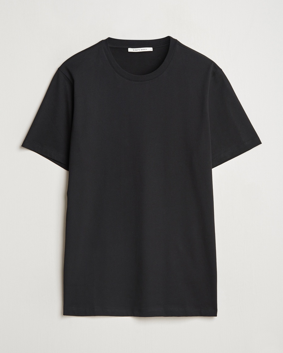 Men | A Day's March | A Day's March | Midweight T-Shirt Black