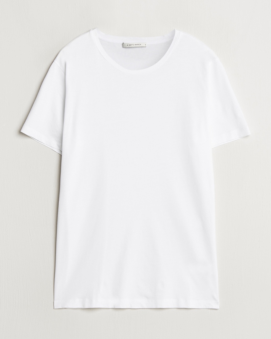 Men | A Day's March | A Day's March | Lightweight T-Shirt White