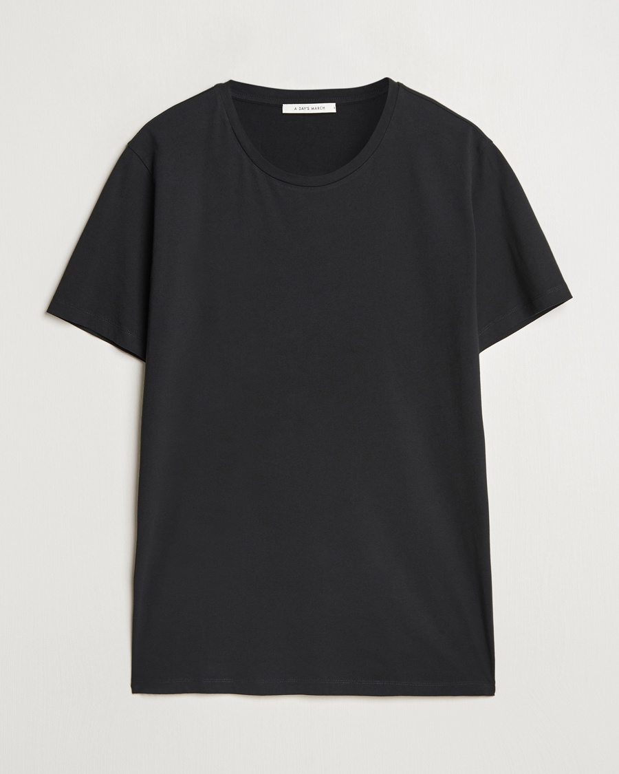 Men | A Day's March | A Day's March | Lightweight T-Shirt Black