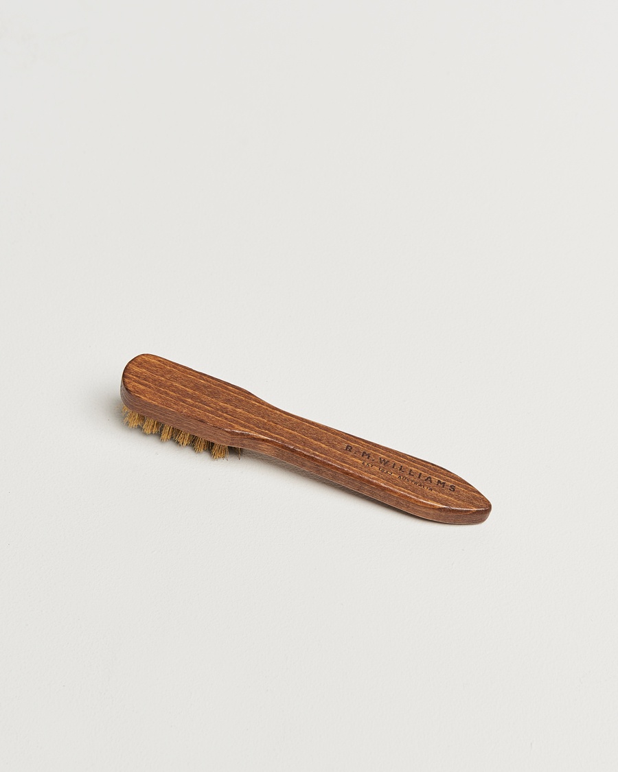 Men | R.M.Williams | R.M.Williams | Suede Brass Bristle Brush Natural