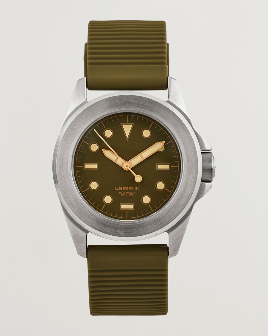 Men | Watches | UNIMATIC | Modello Quattro - Limited Watch Olive