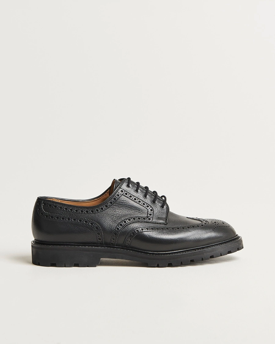 Men | Crockett & Jones | Crockett & Jones x Tärnsjö Garveri | Crockett & Jones Pembroke Milled Grain Vibram Black