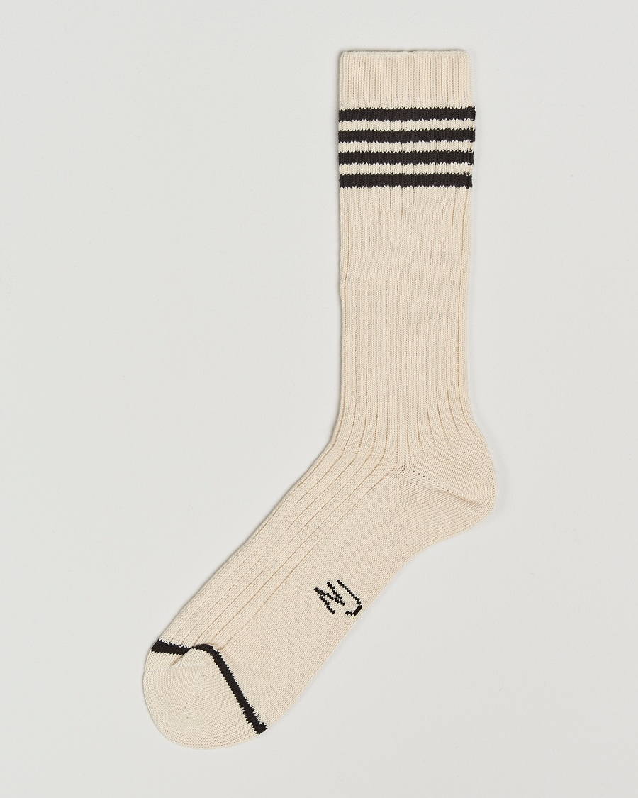 Men | Christmas 2024 | Nudie Jeans | Retro Tennis Socks Off White/Black