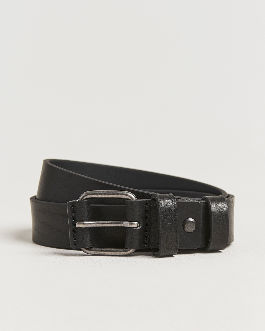 Nudie Jeans Dwayne Leather Belt Black – Black