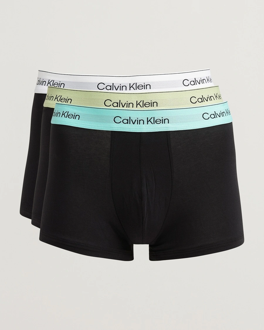 Men | Calvin Klein | Calvin Klein | 3-Pack Icon Cotton Stretch Low Rise Trunk Black