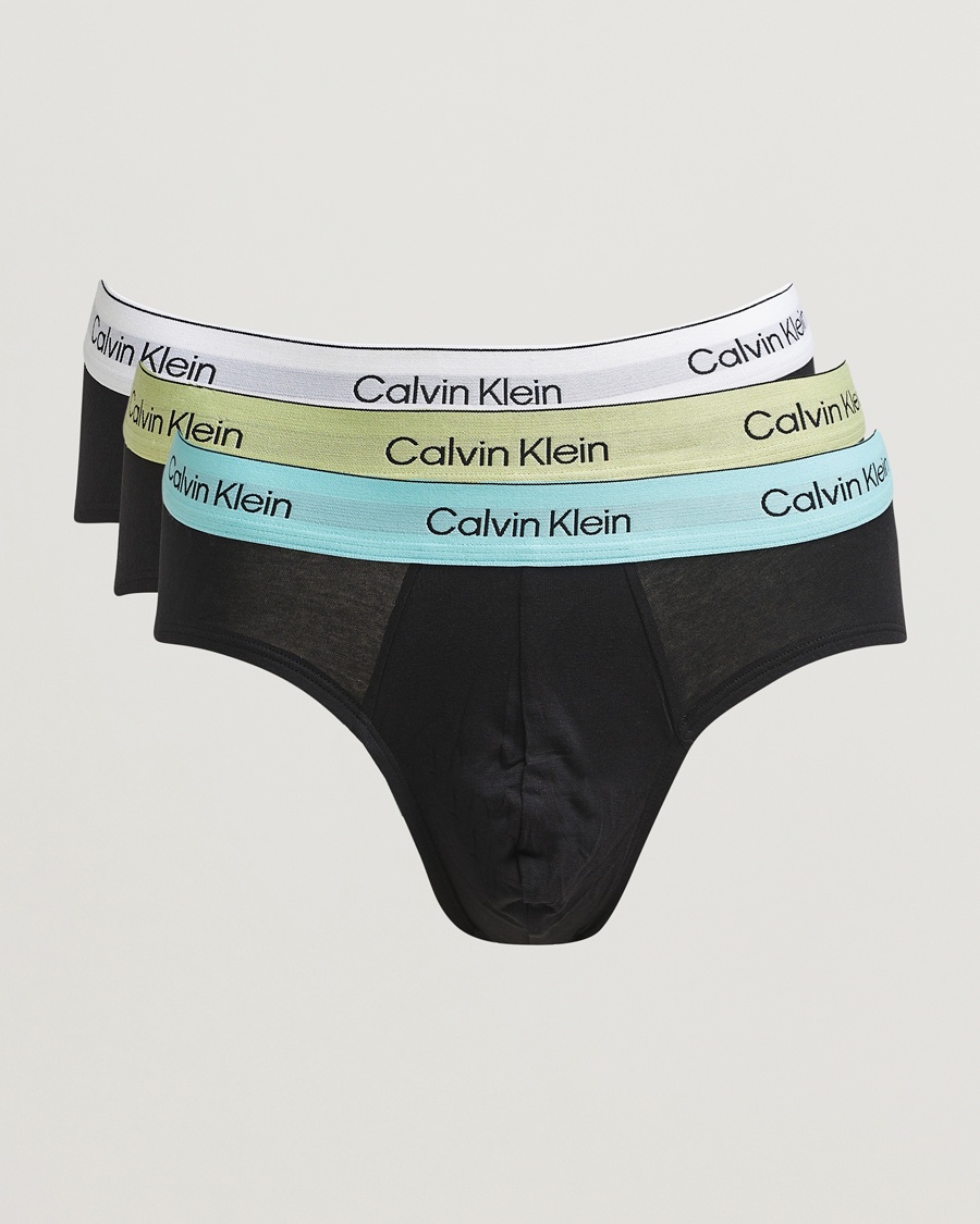 Men | Calvin Klein | Calvin Klein | 3-Pack Icon Cotton Stretch Hip Brief Black