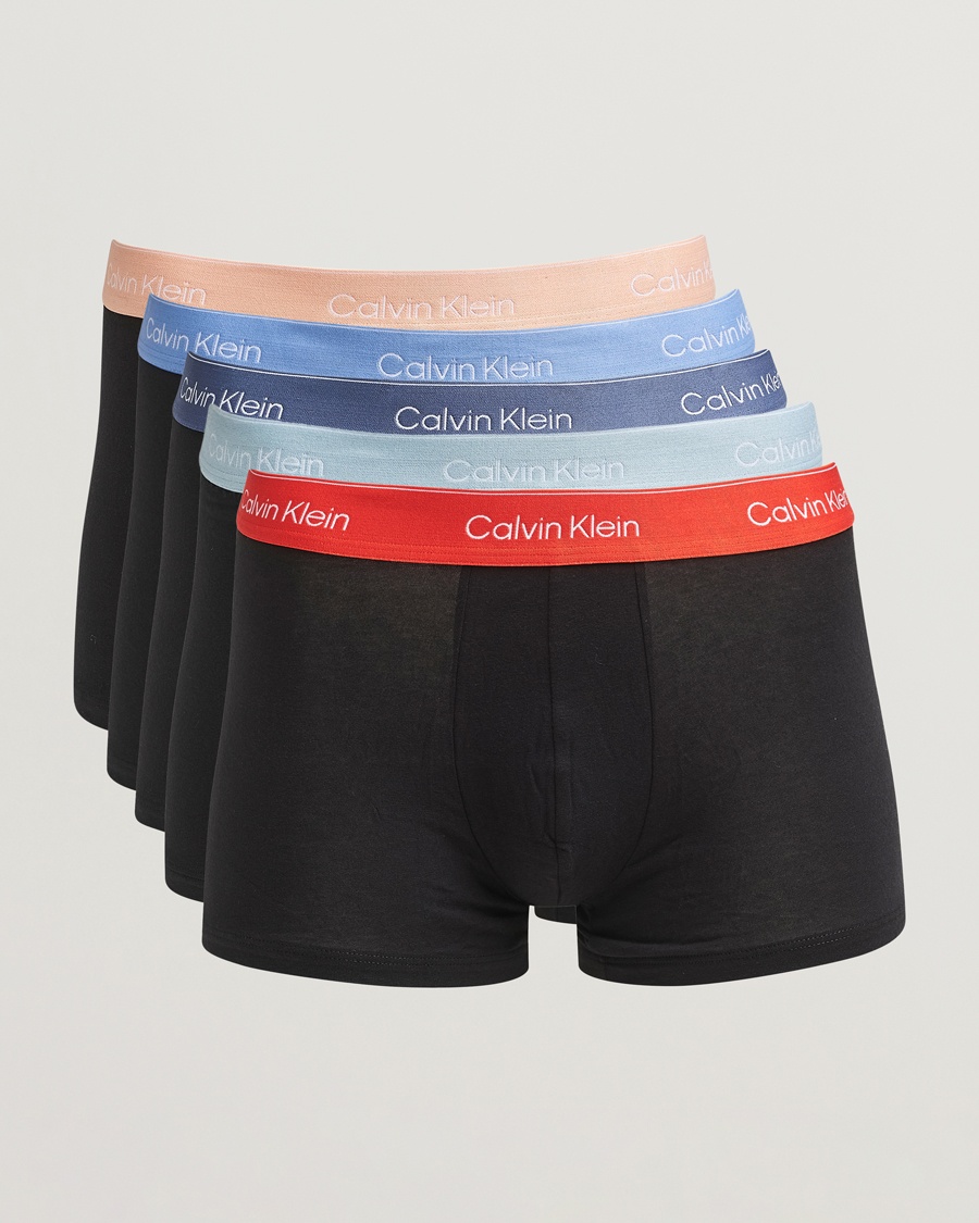 Men | Calvin Klein | Calvin Klein | 5-Pack Icon Cotton Stretch Trunk Black Multi