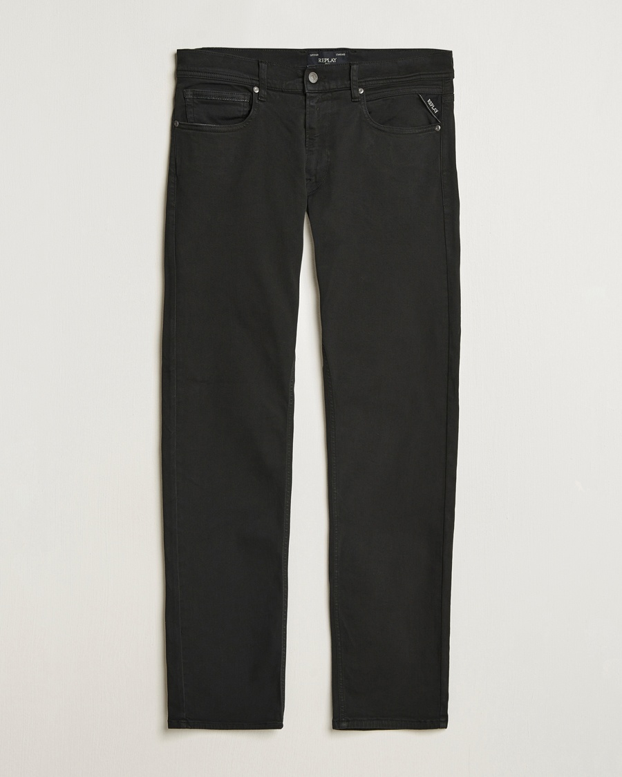 Replay Grover Hyperflex 5-Pocket Pants Black – Black