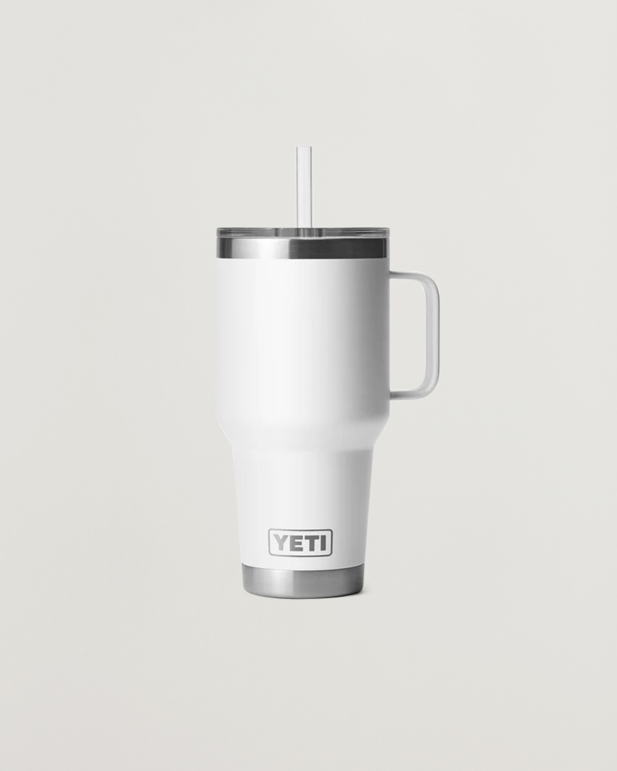 Men | Lifestyle | YETI | Rambler 35 Oz Straw Mug White