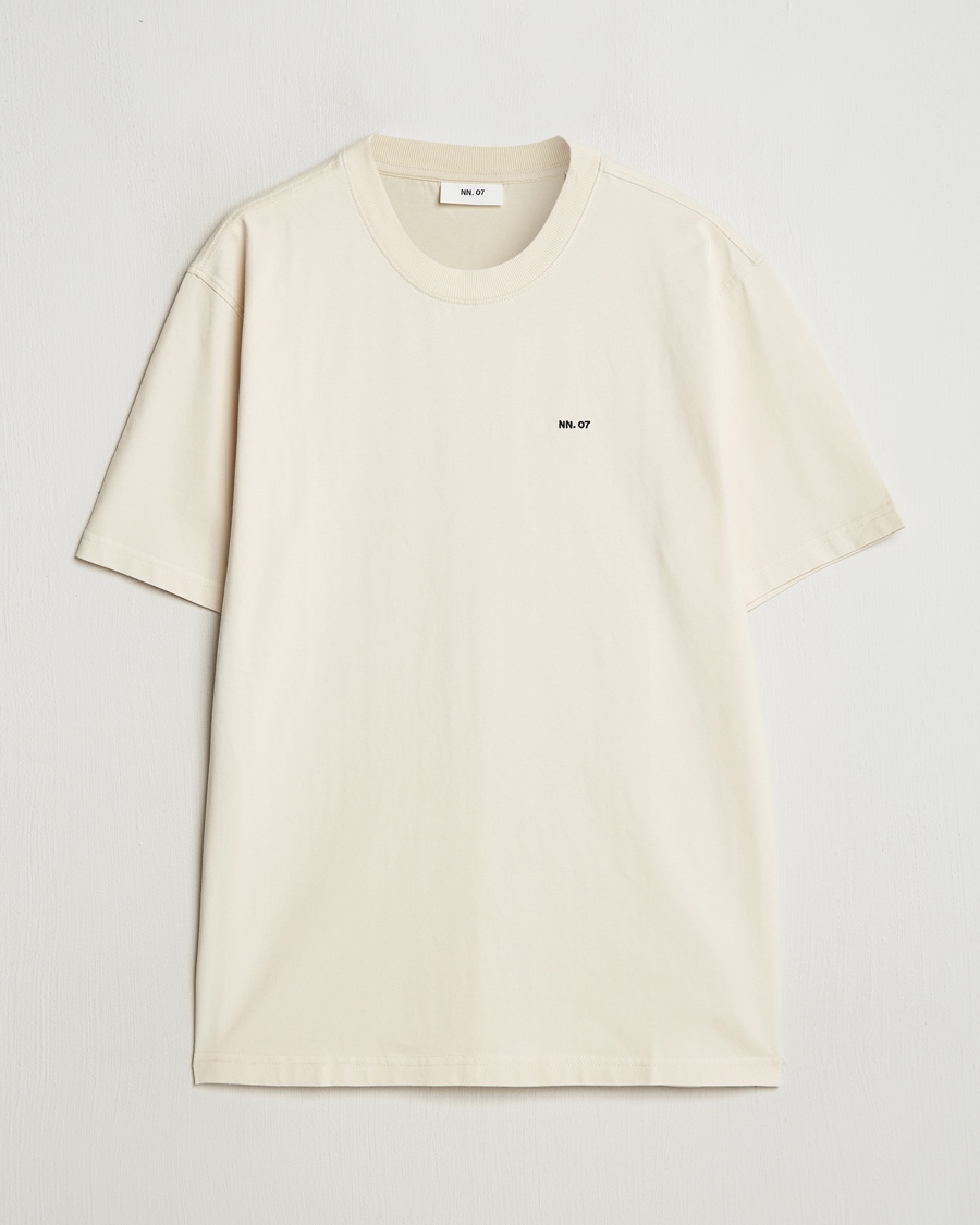 Men | NN07 | NN07 | Adam Logo Crew Neck T-Shirt Ivory