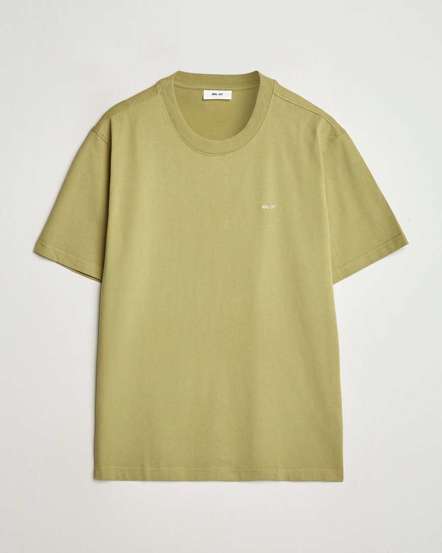 Men | NN07 | NN07 | Adam Logo Crew Neck T-Shirt Evergreen