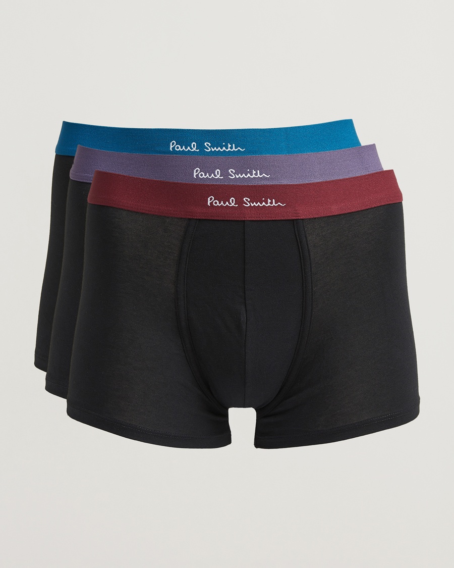 Men | Underwear & Socks | Paul Smith | 3-Pack Trunk Black