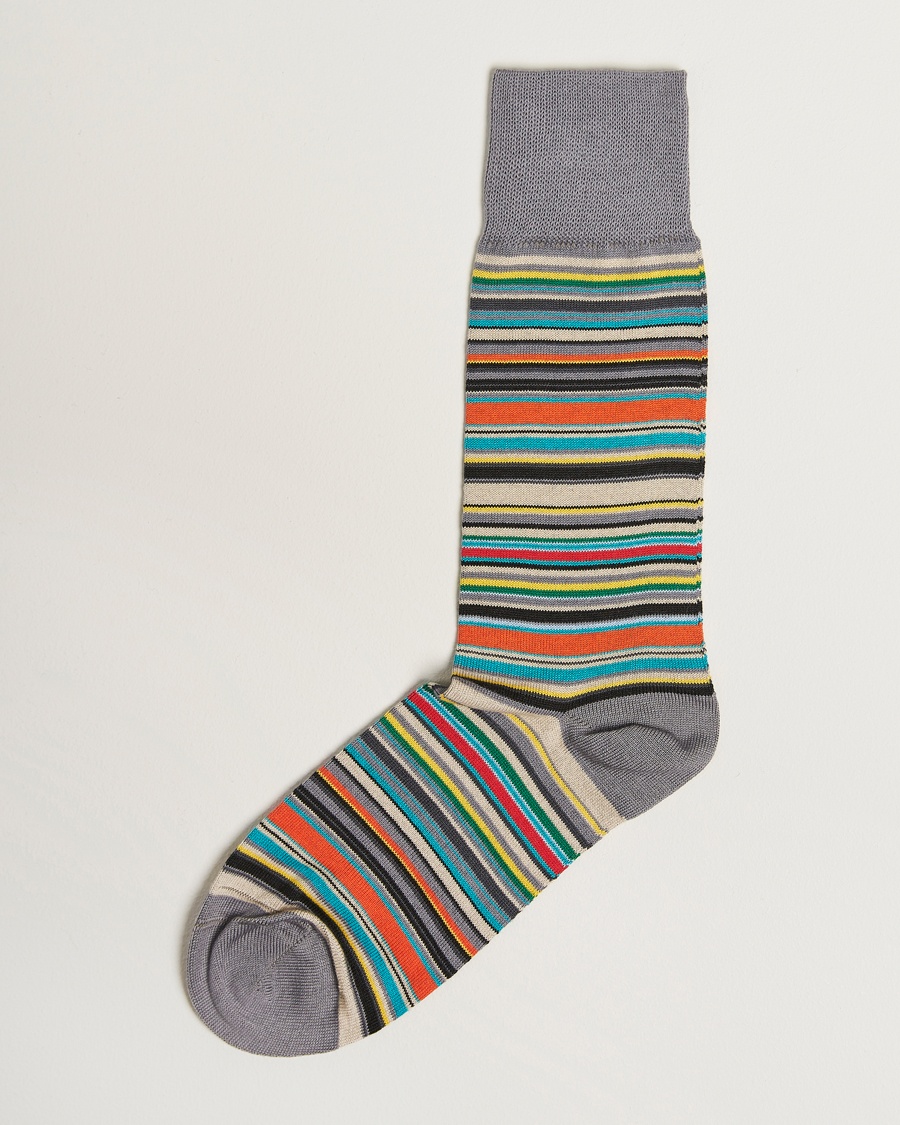 Paul Smith Mulitstripe Socks Grey – Multi-colour