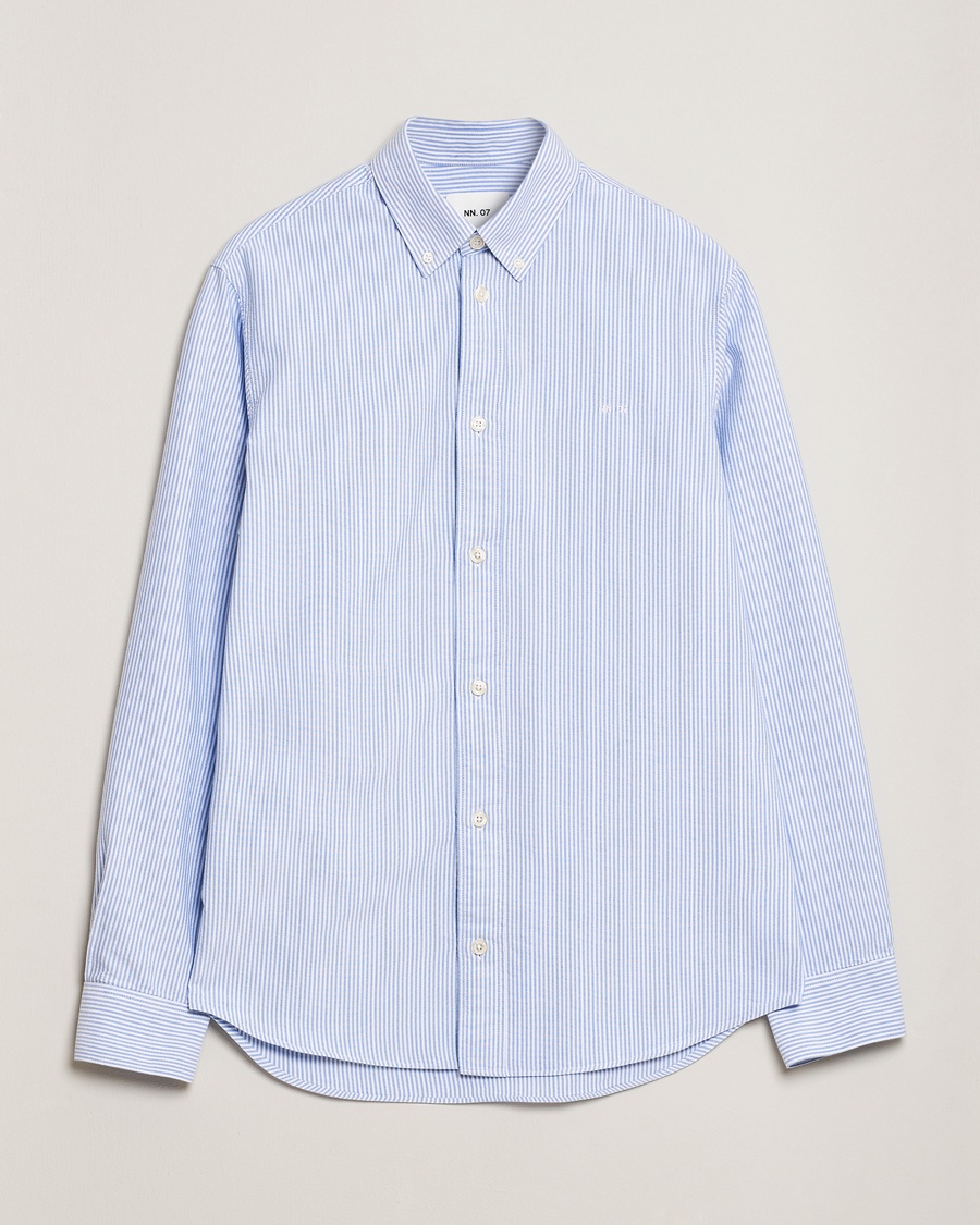 NN07 Colby Oxford Shirt Blue/White – Blue