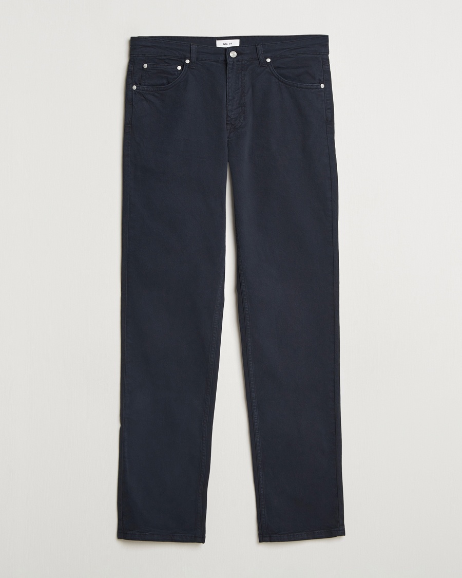 NN07 Tony 5-Pocket Pants Navy Blue – Blue