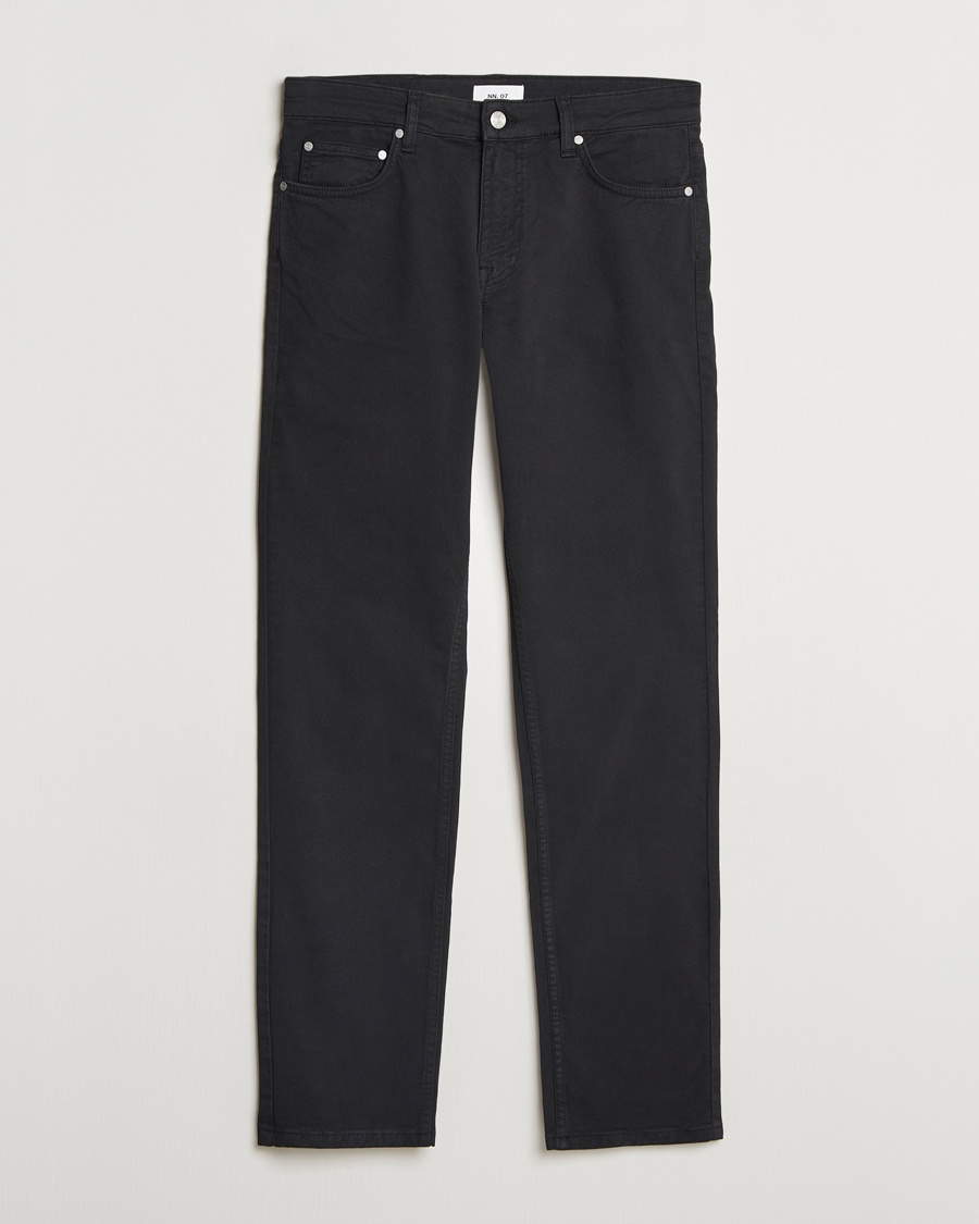 NN07 Tony 5-Pocket Pants Black – Black